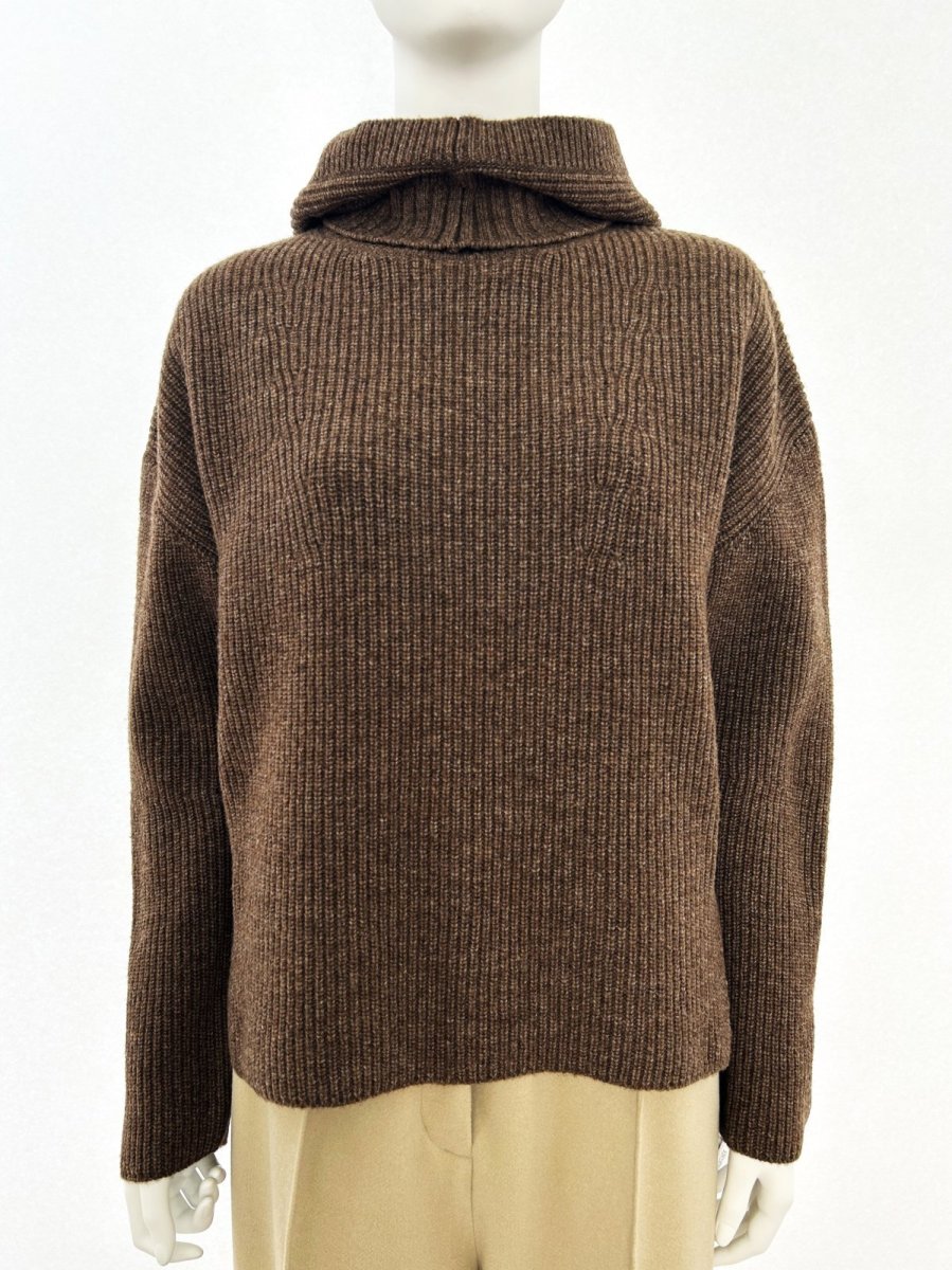 画像9: ミックスケーブルニット フード付き (9)