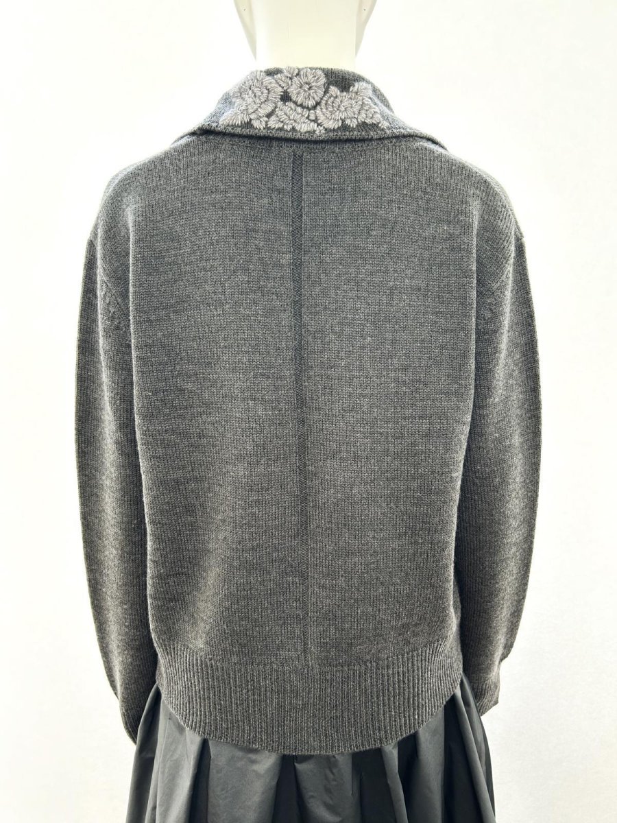 画像6: エンブロイダリーニット カーディガン  (6)