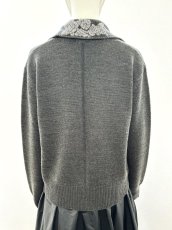 画像6: エンブロイダリーニット カーディガン  (6)