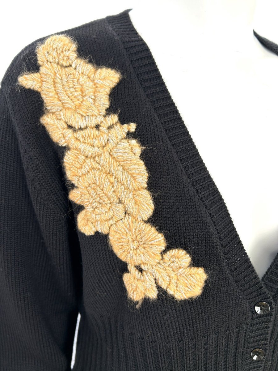 画像12: エンブロイダリーニット ロングカーディガン  (12)