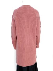 画像3: ミックスケーブルニット　チュニック  (3)