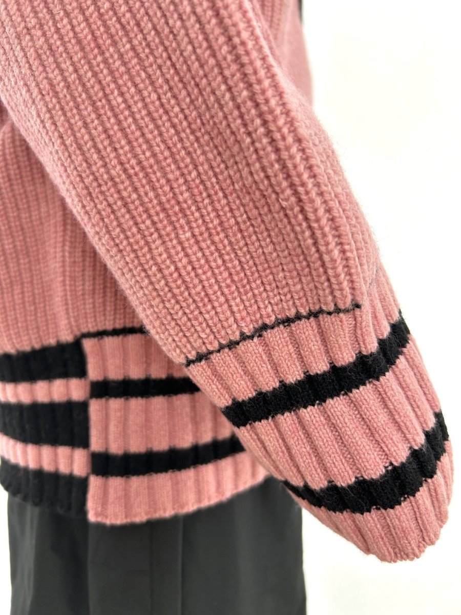 画像6: ミックスケーブルニット カーディガン (6)