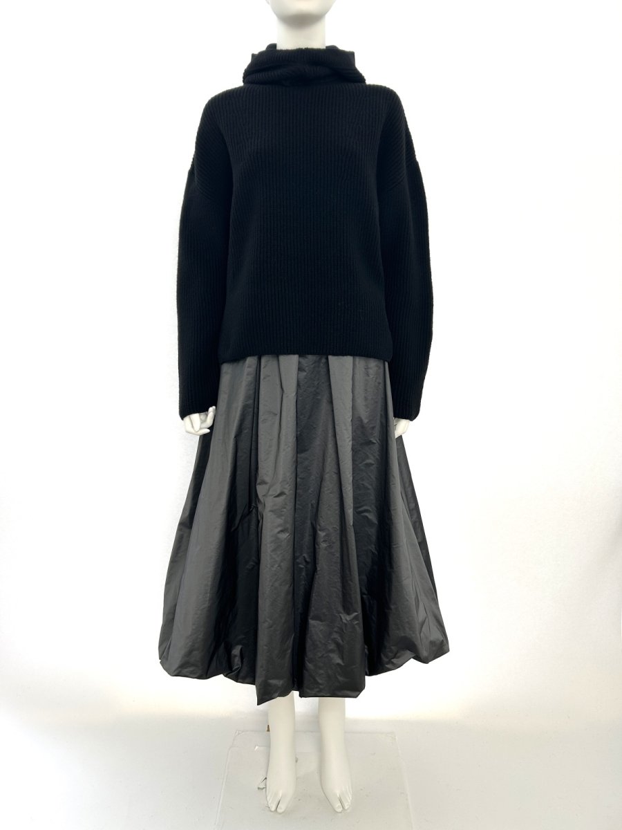 画像16: ミックスケーブルニット フード付き (16)