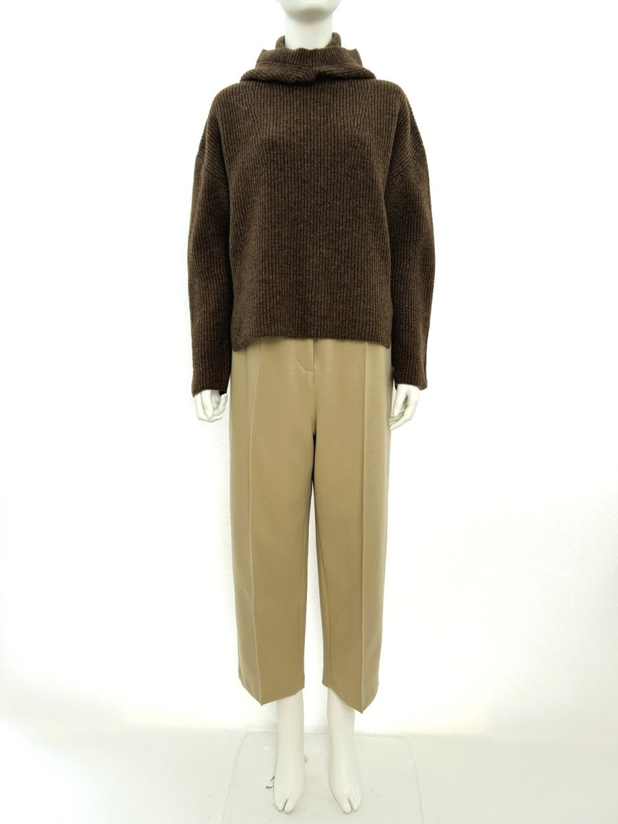 画像12: ミックスケーブルニット フード付き (12)