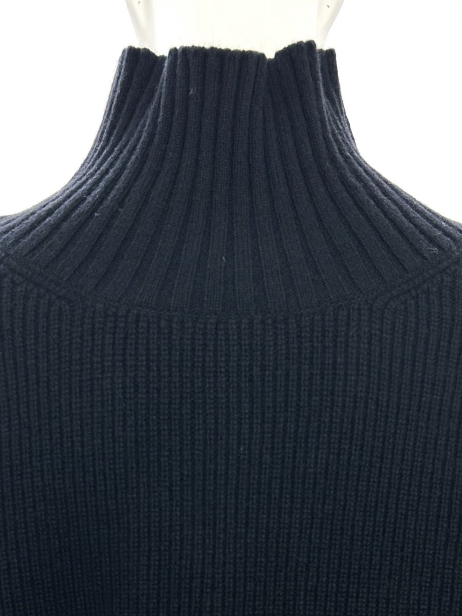 画像11: ミックスケーブルニット　スタンドネック (11)
