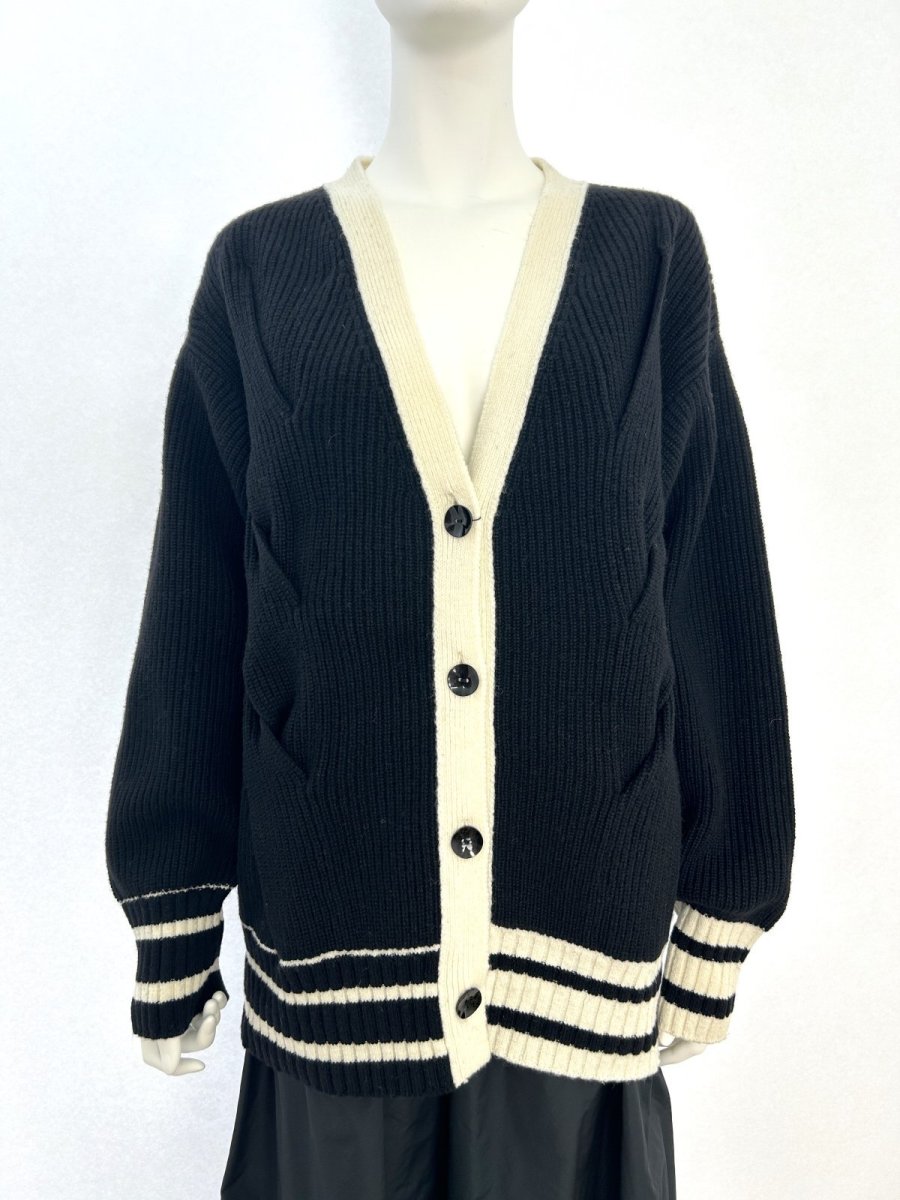 画像7: ミックスケーブルニット カーディガン (7)