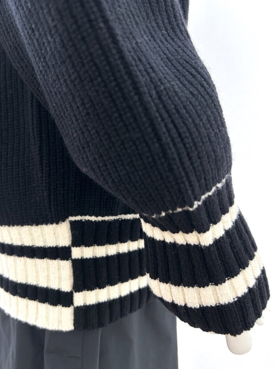 画像12: ミックスケーブルニット カーディガン (12)