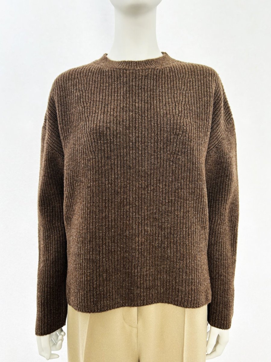 画像10: ミックスケーブルニット フード付き (10)