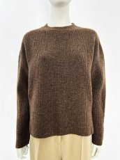 画像10: ミックスケーブルニット フード付き (10)