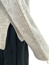 画像7: ミックスケーブルニット フード付き (7)