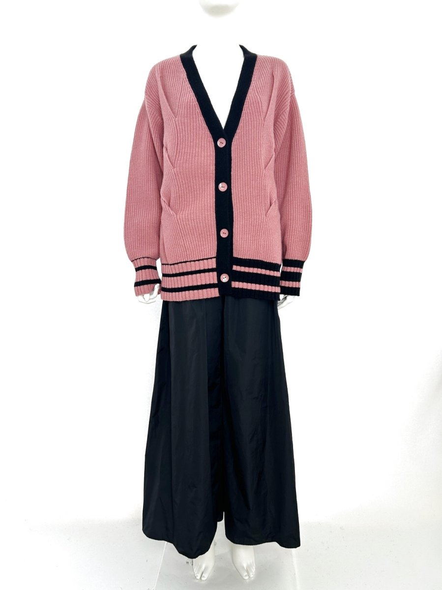 画像15: ミックスケーブルニット カーディガン (15)