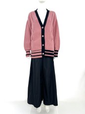 画像15: ミックスケーブルニット カーディガン (15)