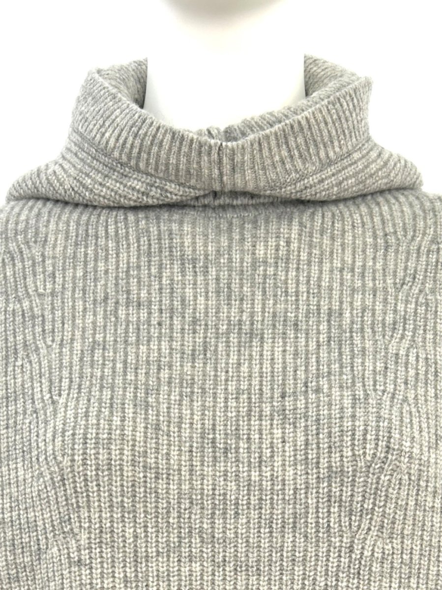 画像5: ミックスケーブルニット フード付き (5)