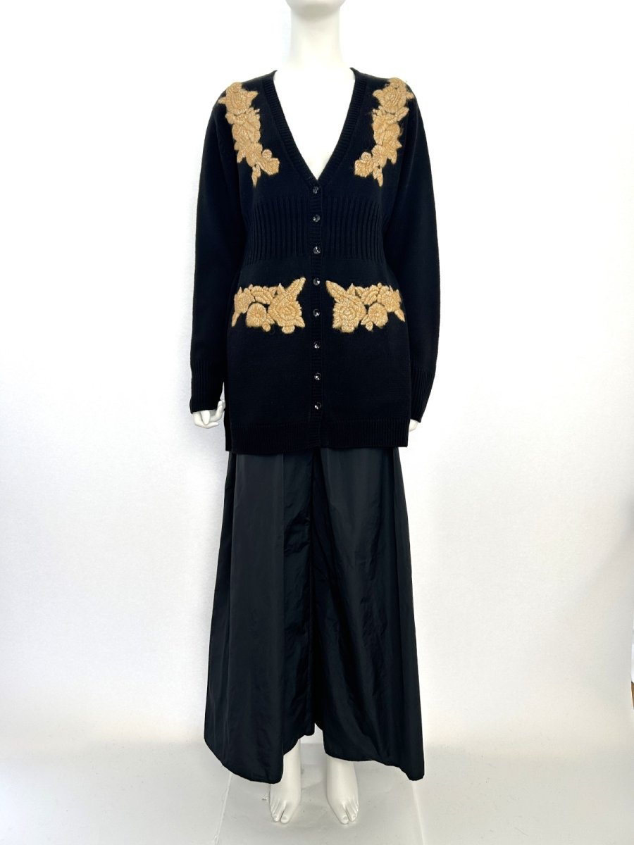 画像14: エンブロイダリーニット ロングカーディガン  (14)