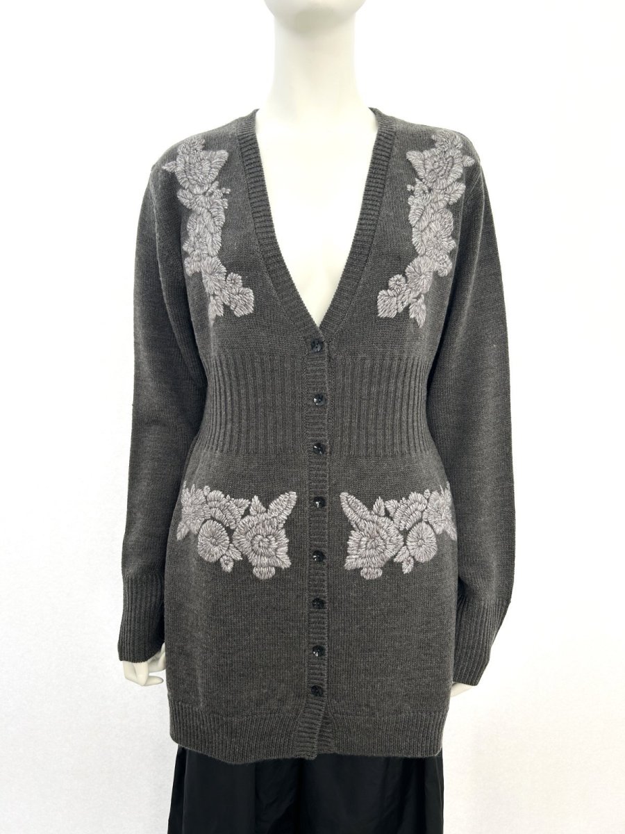 画像5: エンブロイダリーニット ロングカーディガン  (5)