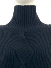 画像10: ミックスケーブルニット　スタンドネック (10)