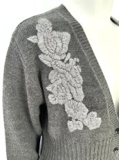画像8: エンブロイダリーニット ロングカーディガン  (8)