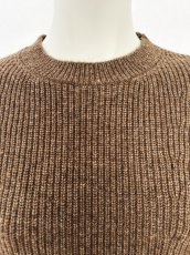 画像11: ミックスケーブルニット フード付き (11)