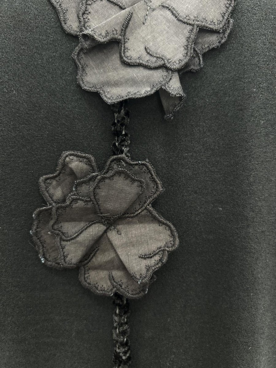 画像10: ウォーム天竺　花モチーフ  (10)