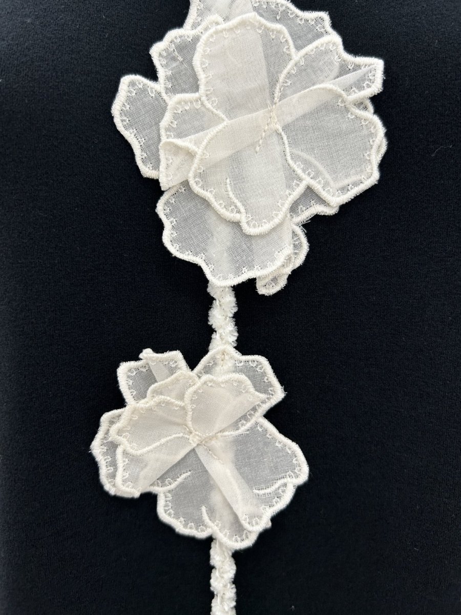 画像14: ウォーム天竺　花モチーフ  (14)