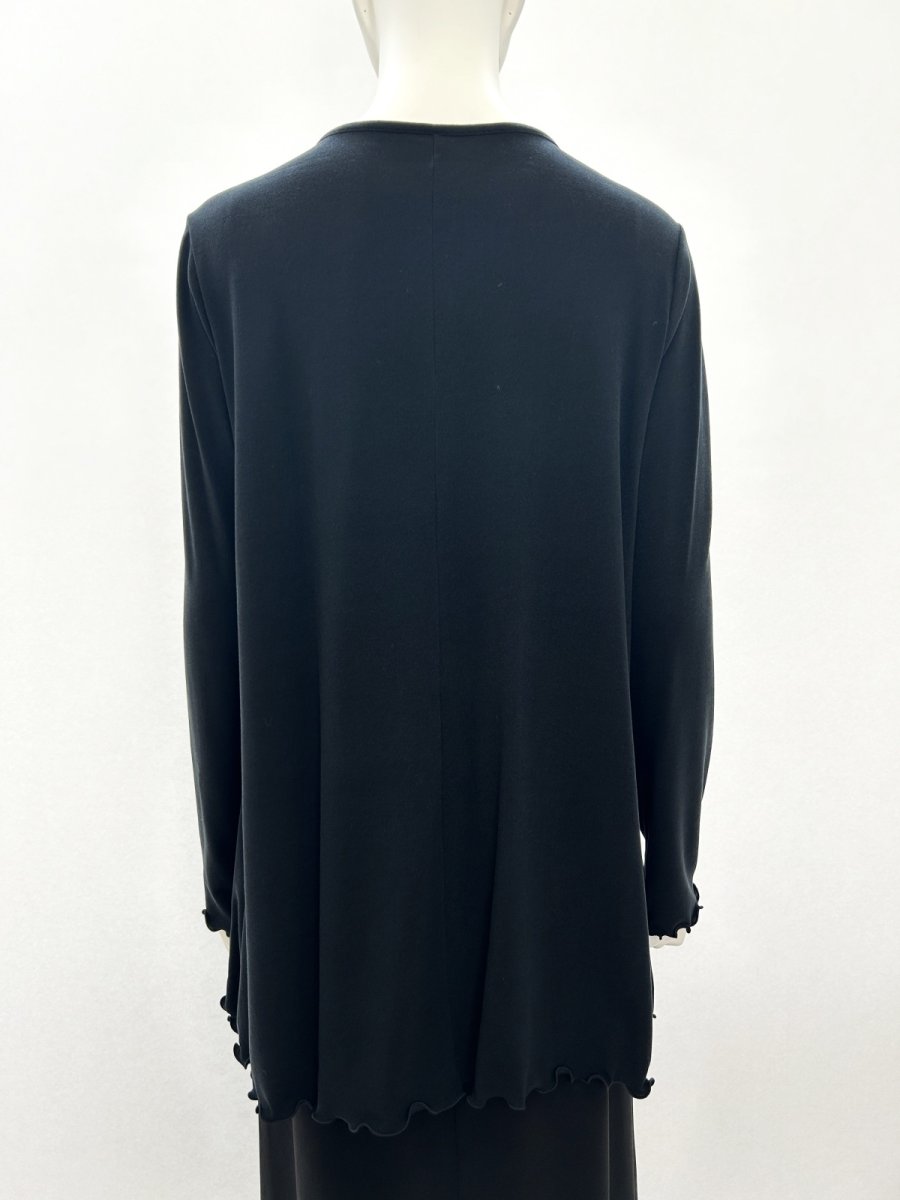 画像9: ウォーム天竺チュニック リボン刺繍チュニック  (9)