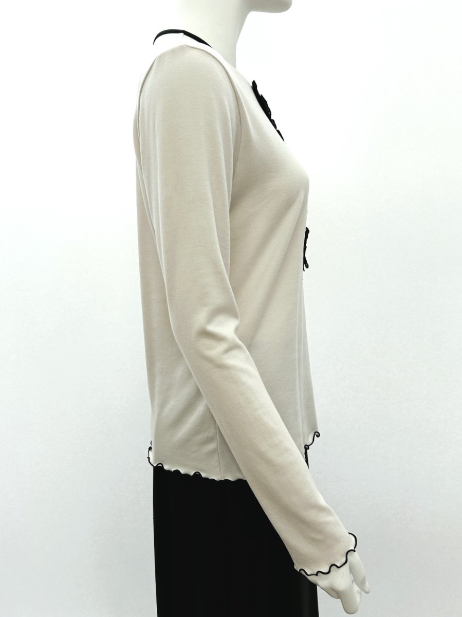 画像2: ウォーム天竺　花モチーフ  (2)