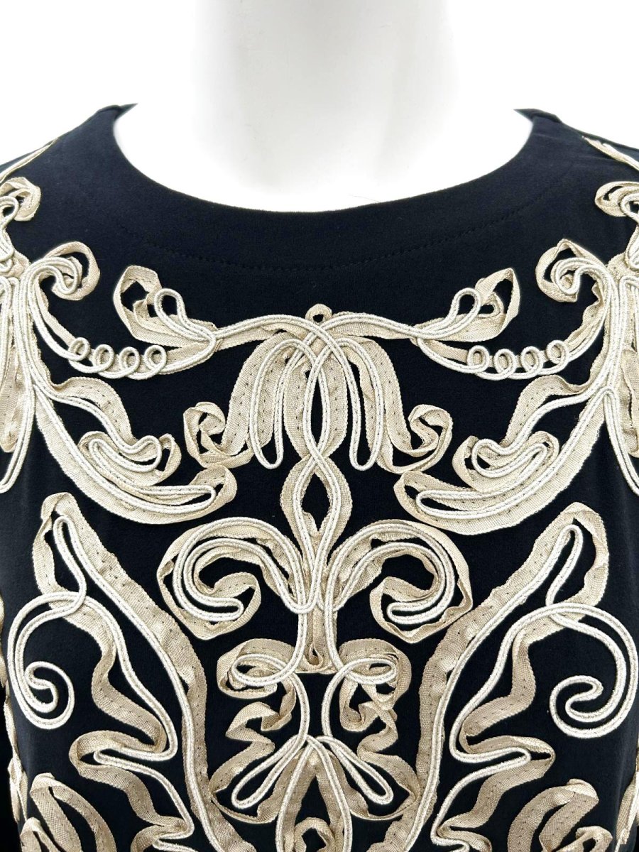 画像10: ウォーム天竺チュニック リボン刺繍チュニック  (10)