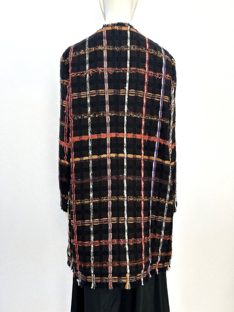 画像3: ツイードチェック　コート  (3)