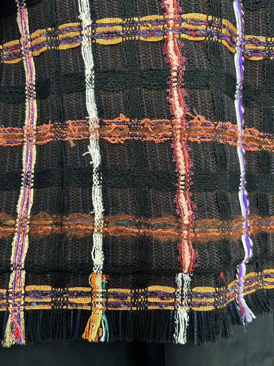 画像7: ツイードチェック　コート  (7)