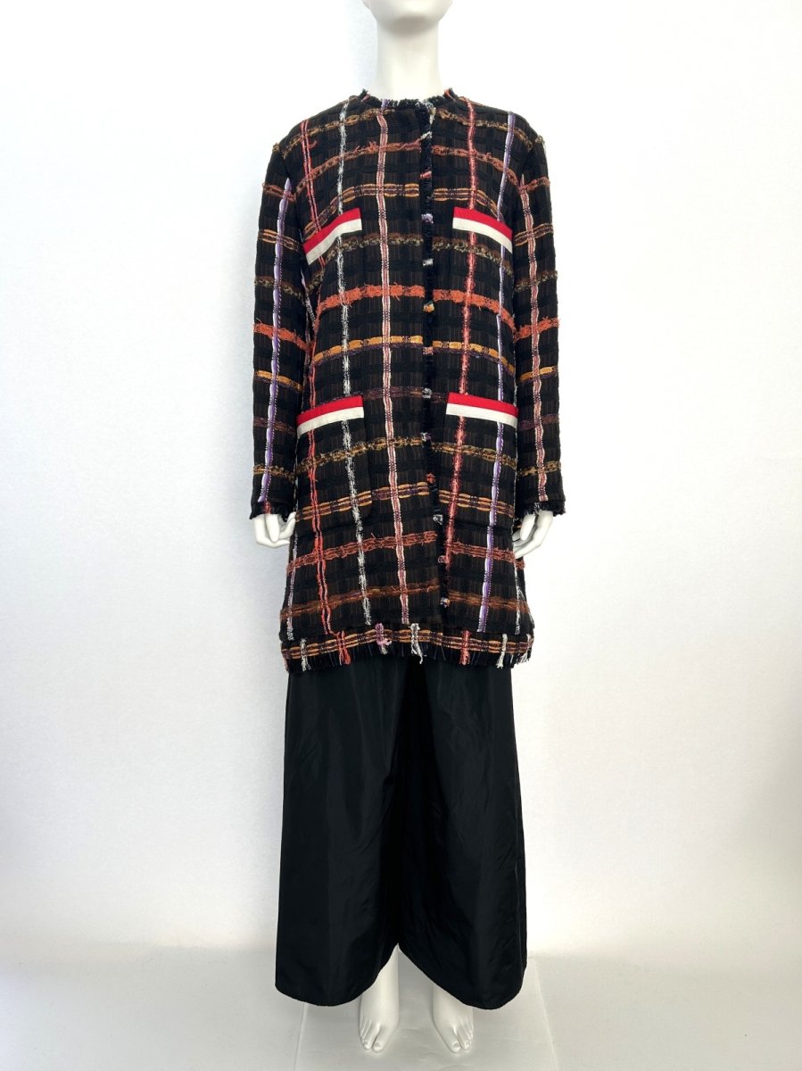 画像8: ツイードチェック　コート  (8)