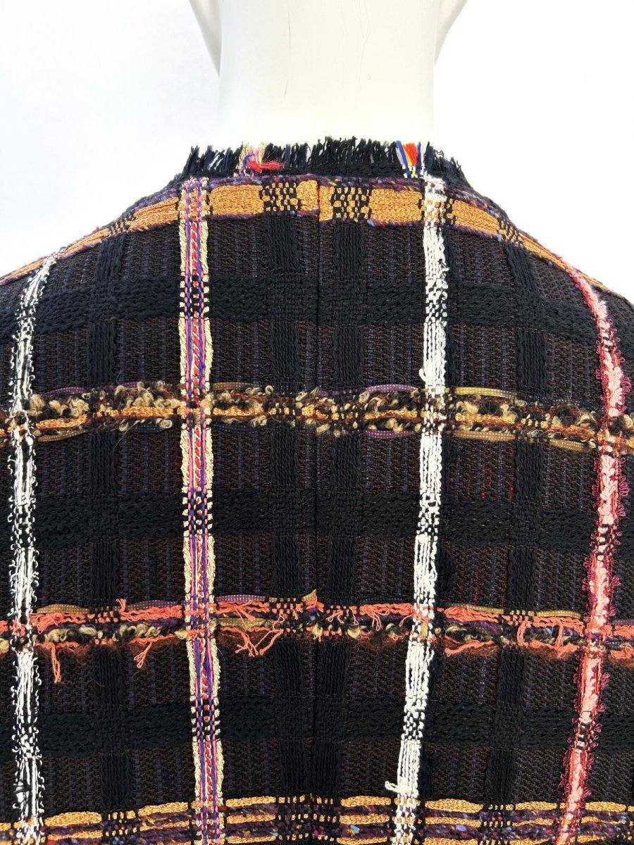 画像6: ツイードチェック　コート  (6)