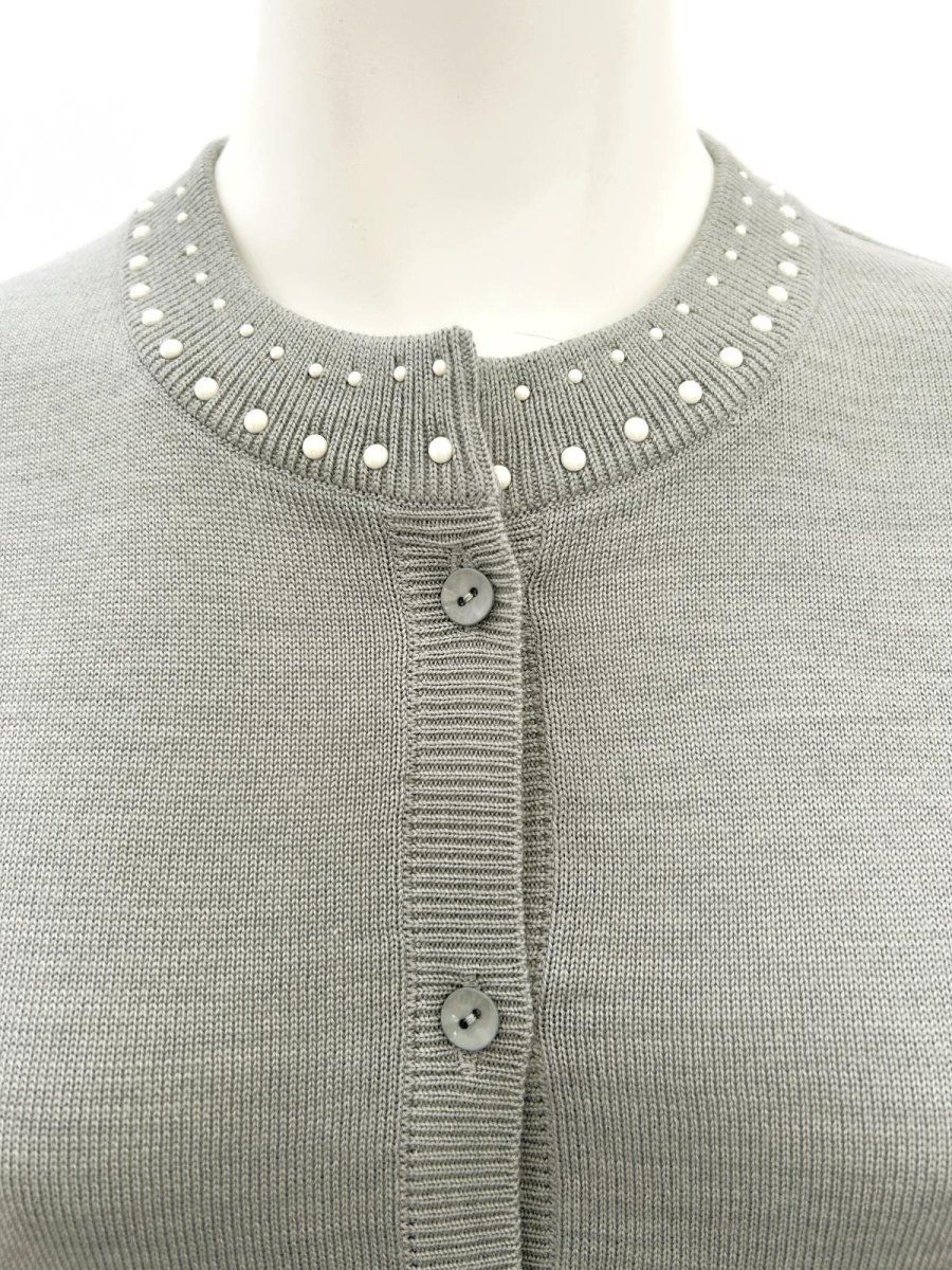 画像2: ジュエリーパールニット　カーディガン  (2)