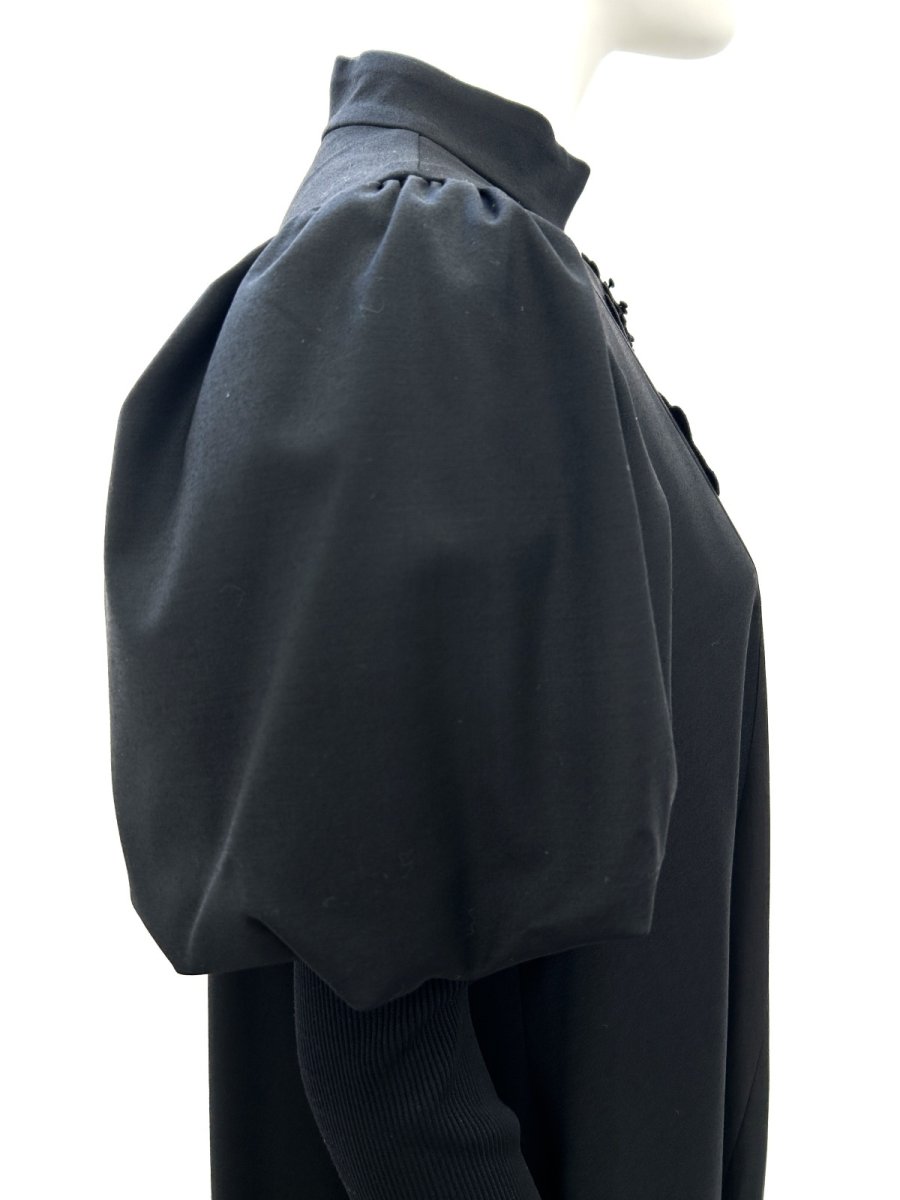 画像7: ウールリッチ２WAY　パフスリーブワンピース  (7)