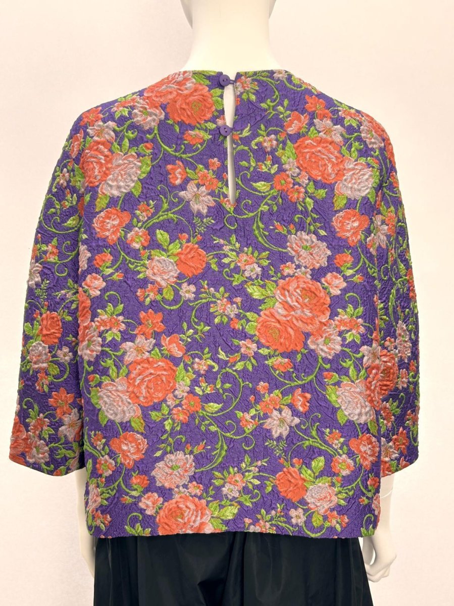 画像9: カラフルジャガード　ブラウス  (9)