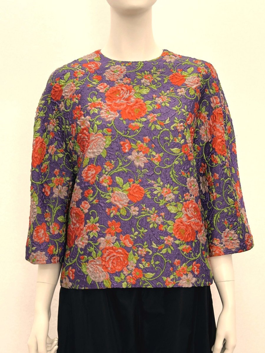 画像7: カラフルジャガード　ブラウス  (7)