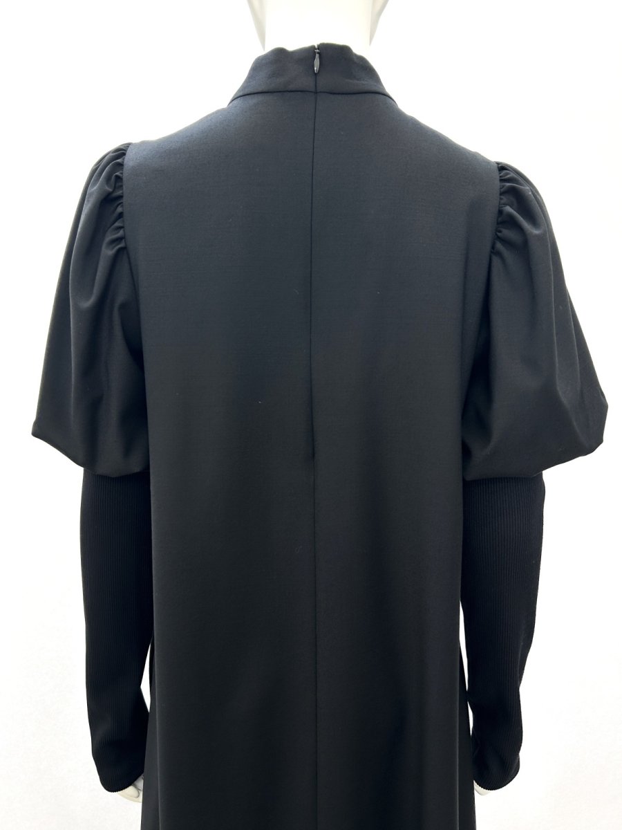 画像10: ウールリッチ２WAY　パフスリーブワンピース  (10)