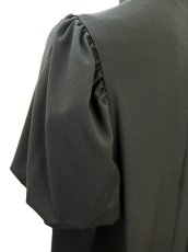 画像8: ウールリッチ２WAY　パフスリーブワンピース  (8)