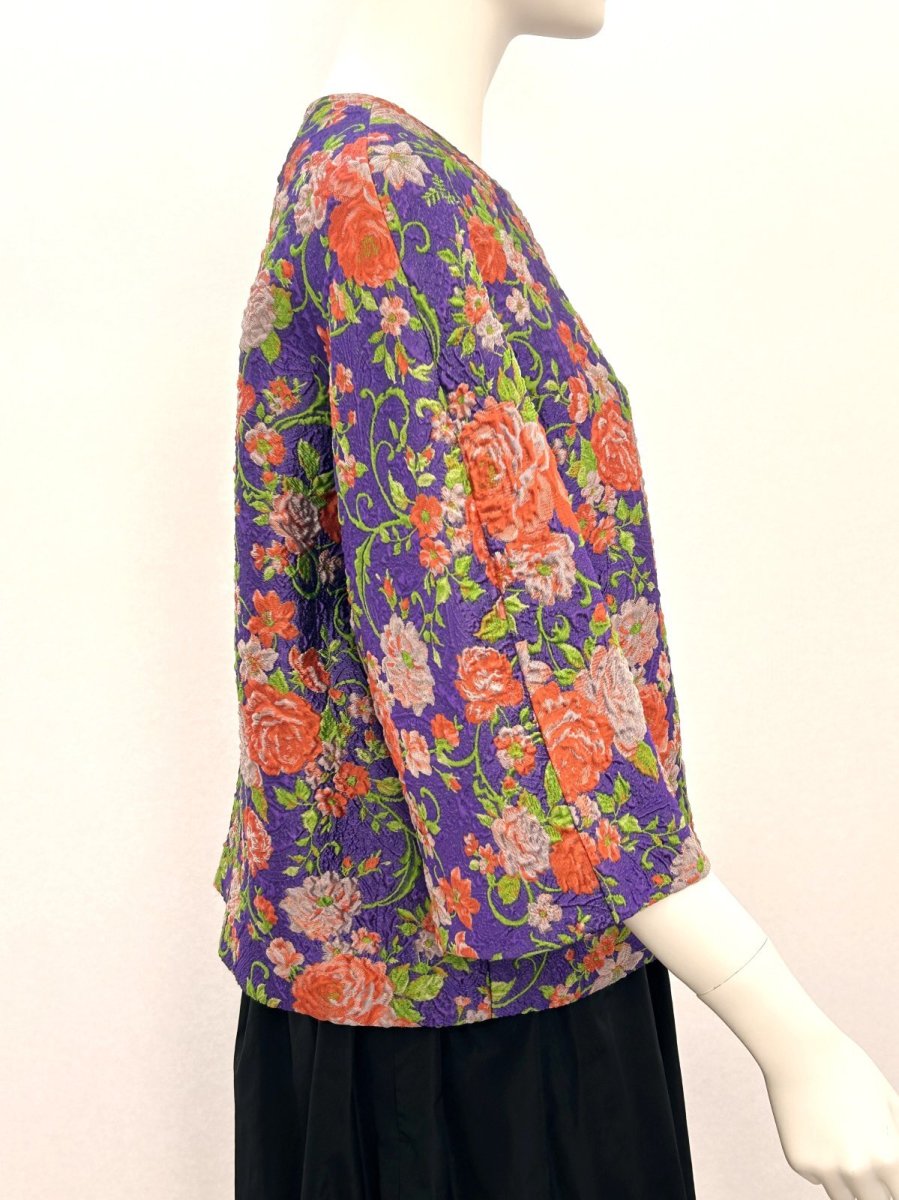 画像8: カラフルジャガード　ブラウス  (8)