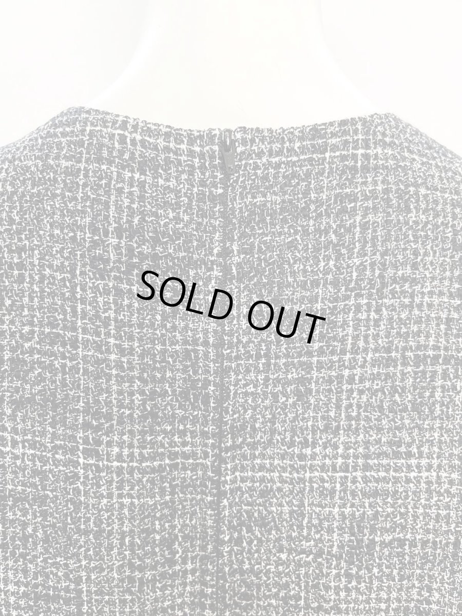 画像9: モノトーンツイード ワンピース  (9)