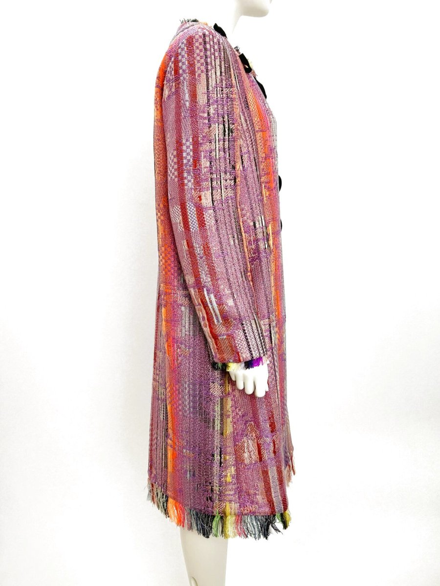 画像2: ラメマルチツイード　コート  (2)