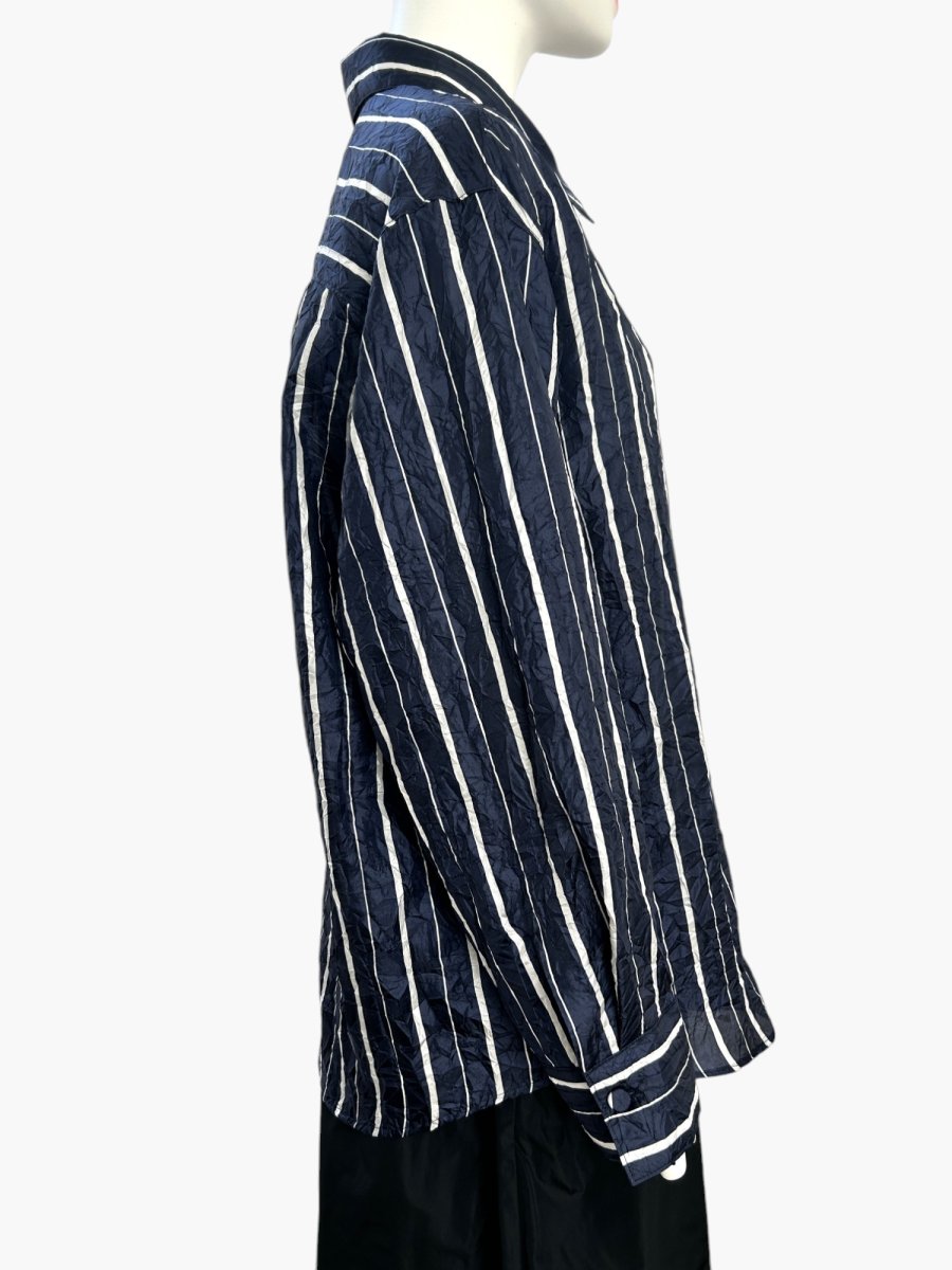 画像2: ワッシャーストライプス シャツ  (2)