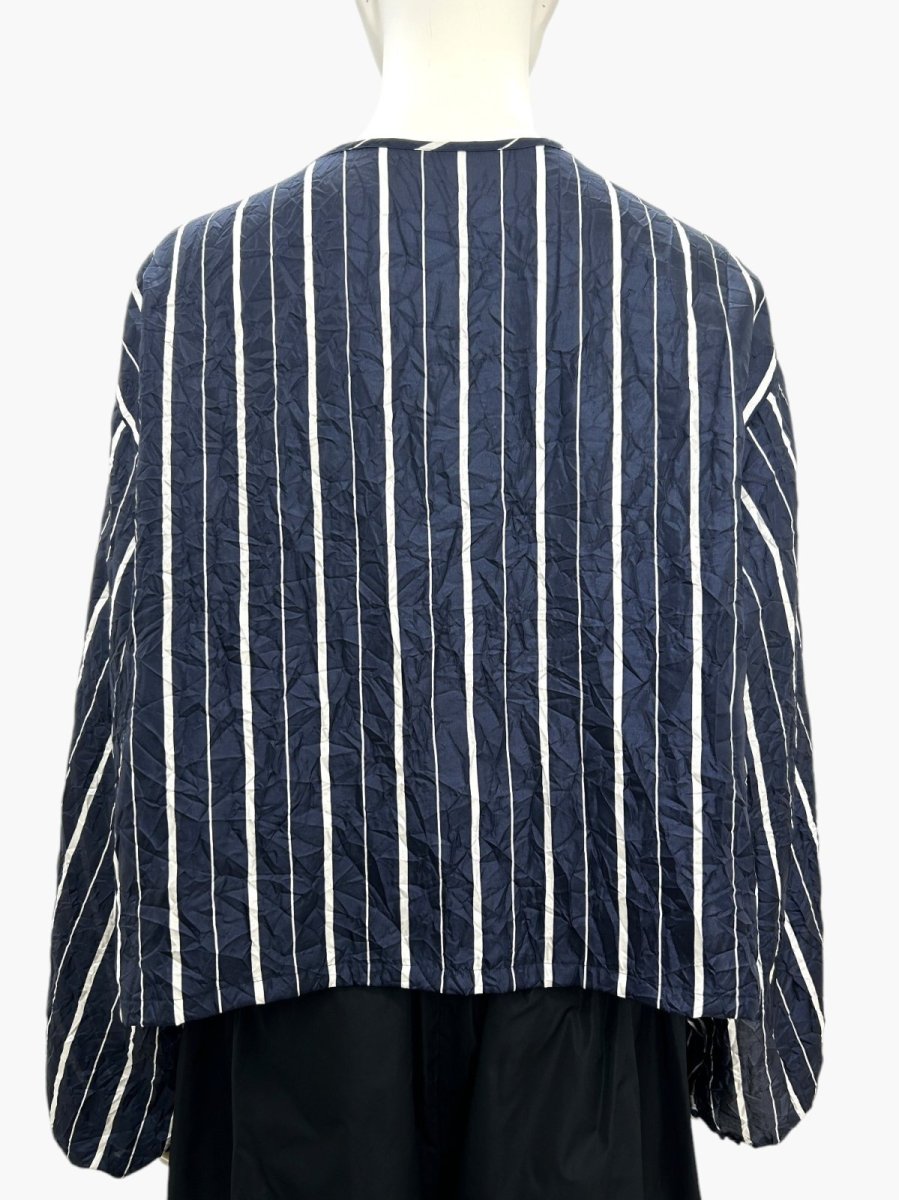 画像3: ワッシャーストライプス　ブラウス  (3)