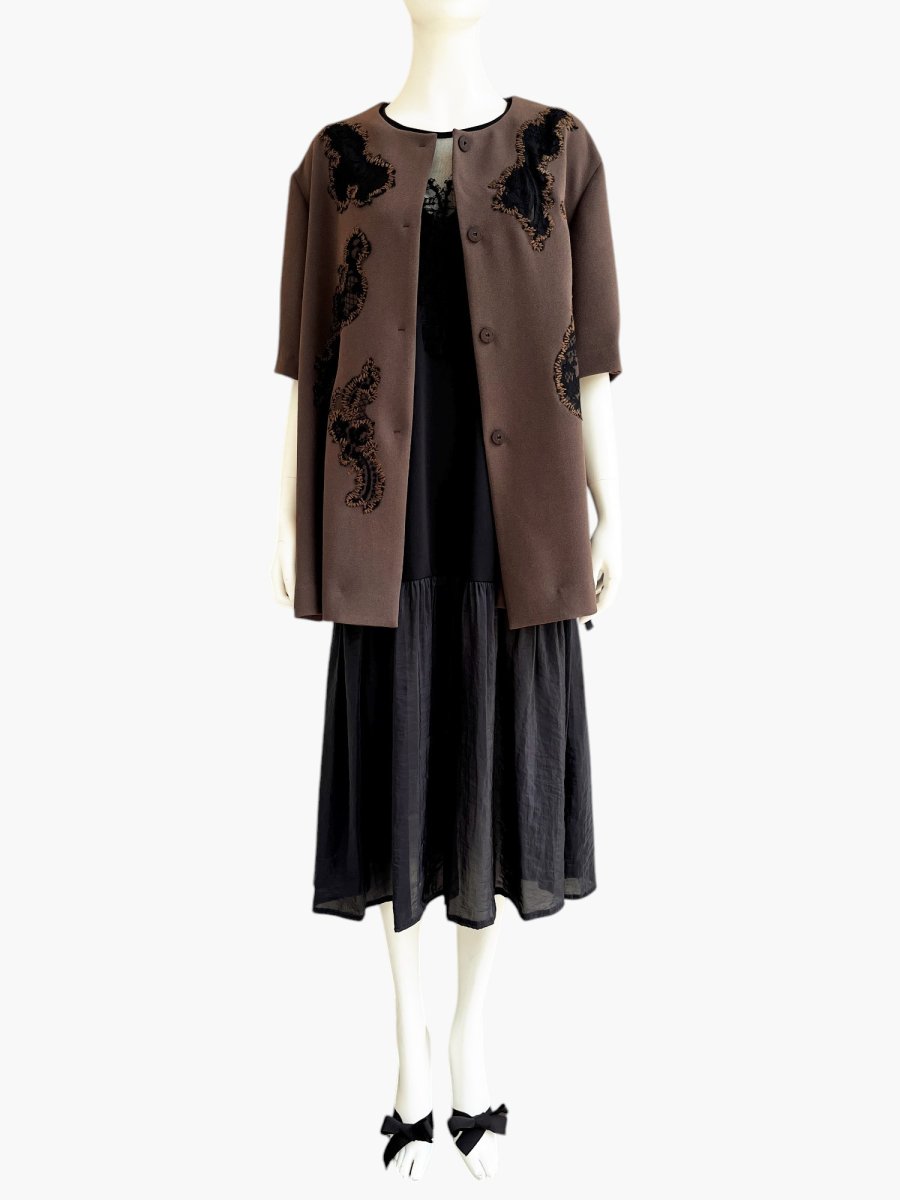 画像5: PL/ACEダブルジョーゼット　ジャケット  (5)