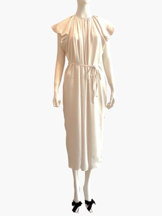 美品 日本製42 洗濯【シズカコムロ 花柄フリルワンピース】 美品 日本製42 洗濯【シズカコムロ 花柄フリルワンピース】