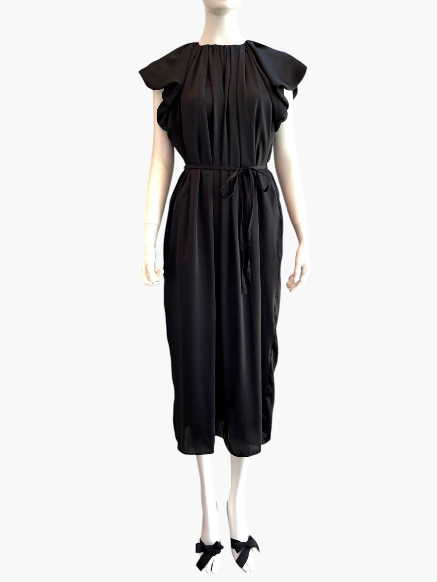 画像8: サテンドレープ ワンピース  (8)