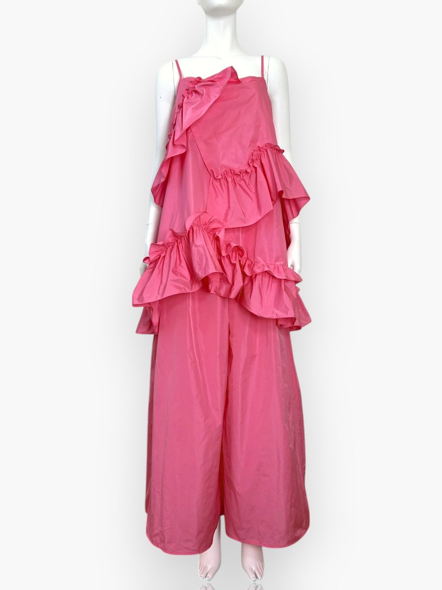 画像6: ＊タフタ　ワイドパンツ  (6)