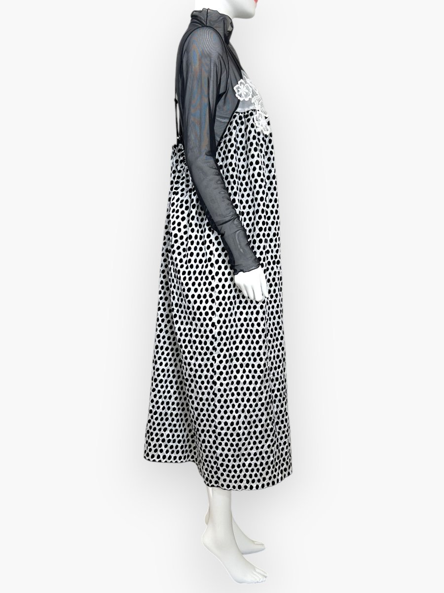 画像2: ランダムドットワッシャー　キャミワンピース  (2)