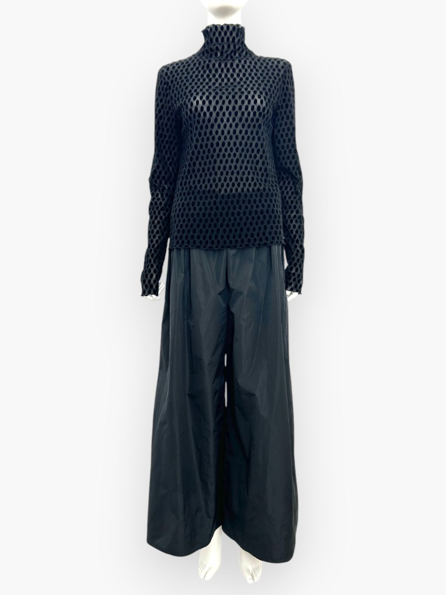 画像7: ランダムドットチュール　スタンドネック (7)