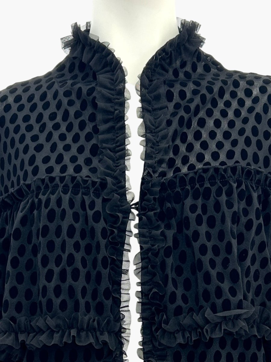 画像4: ランダムドットチュール カーディガン  (4)