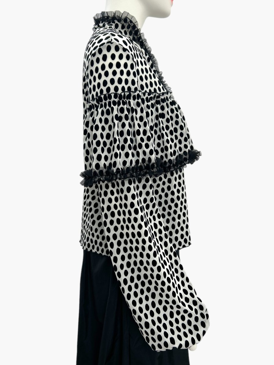 画像9: ランダムドットチュール カーディガン  (9)